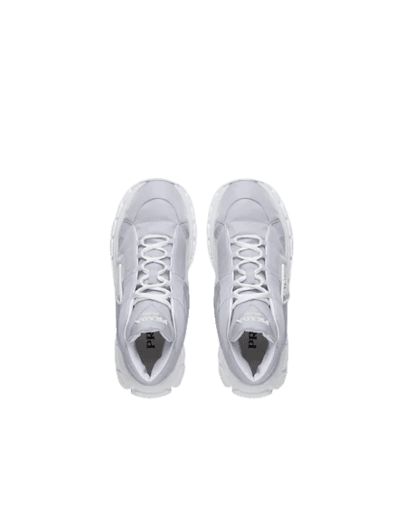 Nylon gabardine sneakers